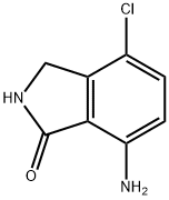 7-amino-4-chloroisoindolin-1-one 结构式