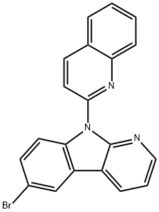 6-bromo-9-(isoquinolin-3-yl)-9H-pyrido[2,3-b]indole|