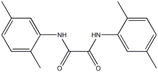 N,N'-bis(2,5-dimethylphenyl)oxamide 结构式