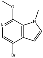 4-Bromo-7-methoxy-1-methyl-1H-pyrrolo[2,3-c]pyridine Structure