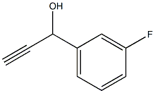 1-(3-フルオロフェニル)プロプ-2-イン-1-オール 化学構造式