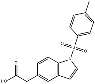 2-(1-tosyl-1H-indol-5-yl)acetic acid Structure