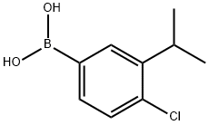 4-氯-3-异丙基苯硼酸, 2121511-26-8, 结构式