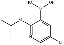 5-Bromo-2-isopropoxypyridine-3-boronic acid Struktur