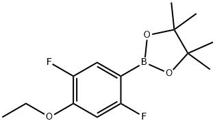 2,5-二氟-4-乙氧基苯基硼酸频哪醇酯,2121512-38-5,结构式