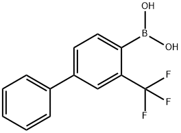 3-(Trifluoromethyl)biphenyl-4-ylboronic acid Struktur