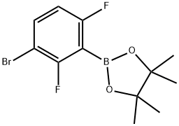 3-Bromo-2,6-difluorophenylboronic acid pinacol ester Struktur
