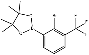 2-Bromo-3-trifluoromethylphenylboronic acid pinacol ester Struktur