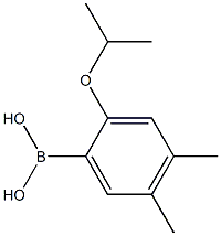4,5-Dimethyl-2-isopropoxyphenylboronic acid Struktur