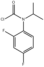 N-(2,4-二氟苯基)-N-(1-甲基乙基)氨基甲酰胺, 212203-09-3, 结构式