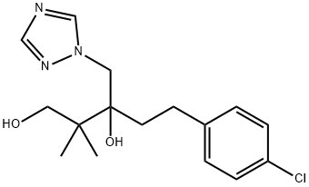 5-(4-Chlorophenyl)-2,2-dimethyl-3-(1H-1,2,4-triazol-1-ylmethyl)-1,3-pentanediol Structure