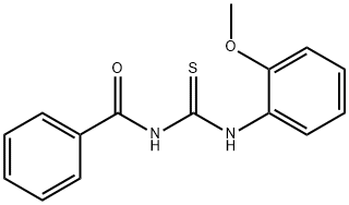 N-{[(2-methoxyphenyl)amino]carbonothioyl}benzamide Structure