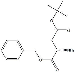 L-Aspartic acid, 4-(1,1-dimethylethyl) 1-(phenylmethyl) ester Structure
