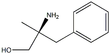 (S)-2-amino-2-methyl-3-phenylpropan-1-ol 结构式