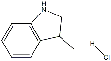 3-methyl-2,3-dihydro-1H-indole hydrochloride Structure