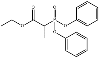 ethyl 2-(diphenoxyphosphoryl) propanoate Struktur