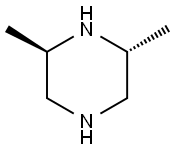 (2R,6R)-2,6-Dimethylpiperazine Structure