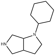 1-Cyclohexyloctahydropyrrolo[3,4-b]pyrrole,2167636-15-7,结构式