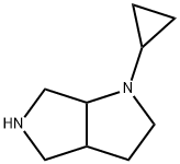 1-Cyclopropyloctahydropyrrolo[3,4-b]pyrrole 结构式