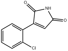 3-(2-Chloro-phenyl)-pyrrole-2,5-dione 化学構造式