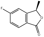 (R)-5-fluoro-3-methylisobenzofuran-1(3H)-one 化学構造式