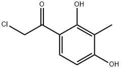 Ethanone,2-chloro-1-(2,4-dihydroxy-3-methylphenyl)- Structure
