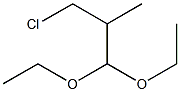 3-Chloro-1,1-diethoxy-2-methylpropane Structure