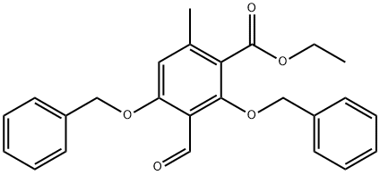 ethyl 2,4-dibenzyloxy-3-formyl-6-methylbenzoate,219700-88-6,结构式