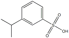 Benzenesulfonic acid, 3-(1-methylethyl)- Struktur