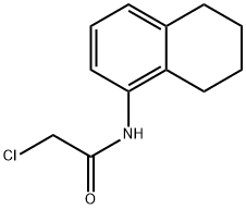 Acetamide,2-chloro-N-(5,6,7,8-tetrahydro-1-naphthalenyl)- Struktur