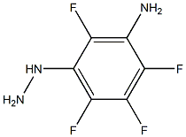 Benzenamine,2,3,4,6-tetrafluoro-5-hydrazinyl- Structure