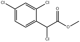 2-氯-2-(2,4-二氯苯基)乙酸甲酯 结构式