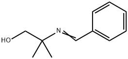 1-Propanol,2-methyl-2-[(phenylmethylene)amino]- Structure
