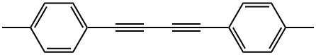 Benzene, 1,1'-(1,3-butadiyne-1,4-diyl)bis[4-methyl- Structure