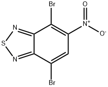 4,7-二溴-5-硝基-苯并[1,2,5]噻唑 结构式