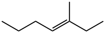 3-Heptene, 3-methyl-, (3E)- Structure