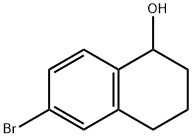 6-bromo-1,2,3,4-tetrahydronaphthalen-1-ol Struktur