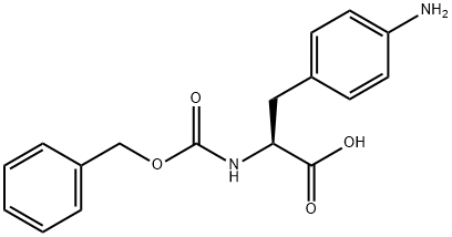 4-amino-N-[(phenylmethoxy)carbonyl]- L-Phenylalanine Struktur