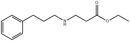 ethyl 3-[(3-phenylpropyl)amino]propanoate Struktur