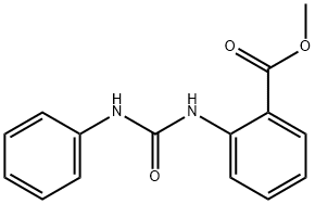 Benzoic acid,2-[[(phenylamino)carbonyl]amino]-, methyl ester Structure