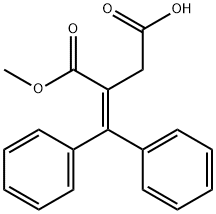 3-(methoxycarbonyl)-4,4-diphenylbut-3-enoic acid Structure