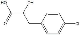 3-(4-Chlorophenyl)-2-hydroxypropionic Acid Structure