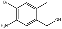 (5-Amino-4-bromo-2-methyl-phenyl)-methanol Structure