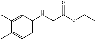 Glycine,N-(3,4-dimethylphenyl)-, ethyl ester Structure