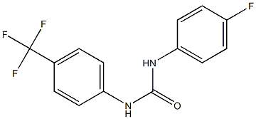 1-(4-Fluorophenyl)-3-[4-(trifluoromethyl)phenyl]urea, 97% 结构式