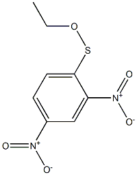Benzenesulfenic acid,2,4-dinitro-, ethyl ester Structure