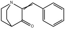 (Z)-2-苯亚甲基奎宁环-3-酮,24123-89-5,结构式