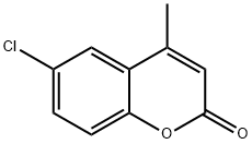 2H-1-Benzopyran-2-one, 6-chloro-4-methyl- Structure