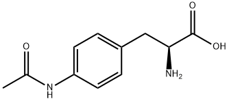 (2S)-2-amino-3-(4-acetamidophenyl)propanoic acid Struktur