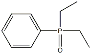 Phosphine oxide, diethylphenyl- Struktur